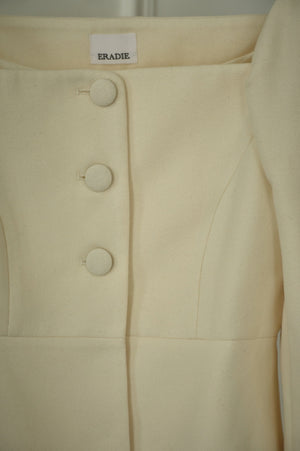 9/8 19時予約開始<br>Square Peplum Minimal Jacket <br> -Off white-