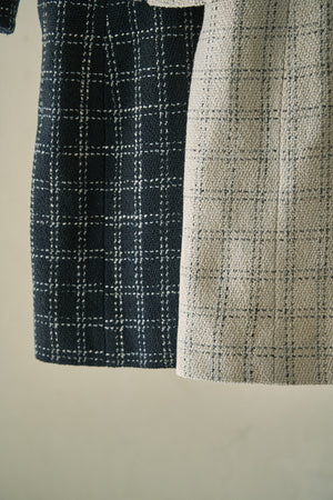 Tweed Minimal One-piece <br> -Ivory-