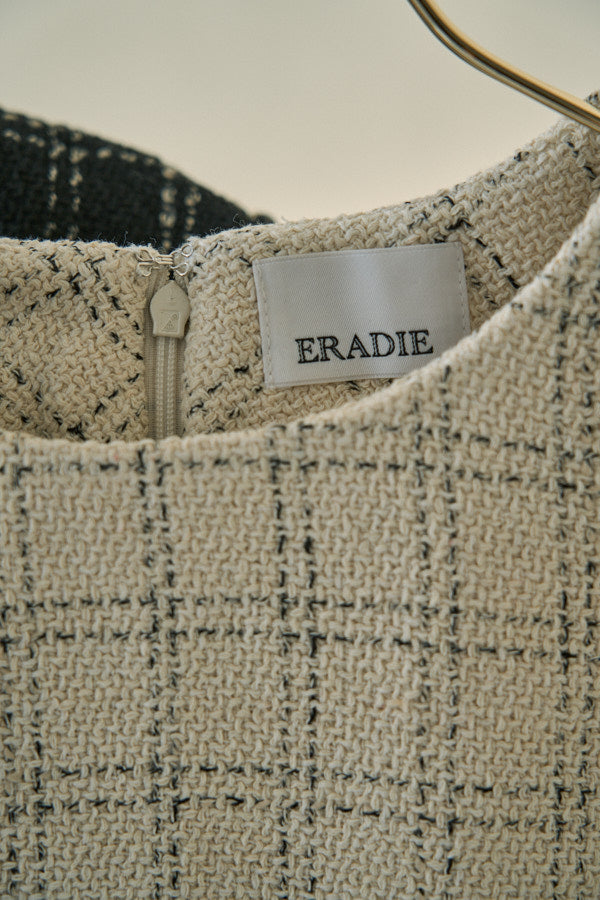 Tweed Minimal One-piece <br> -Ivory-