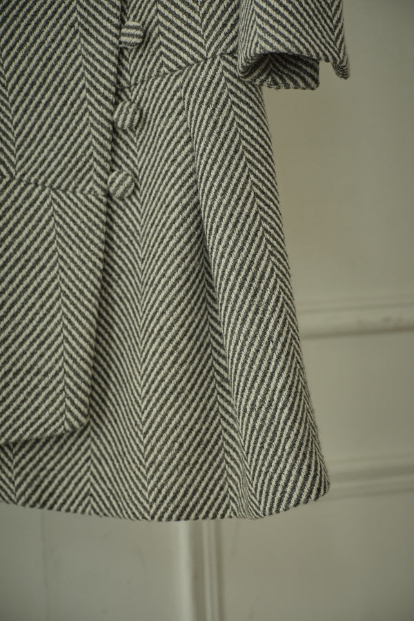 9/8 19時予約開始<br>Sculpted Asymmetric Mini one piece <br> -Gray-