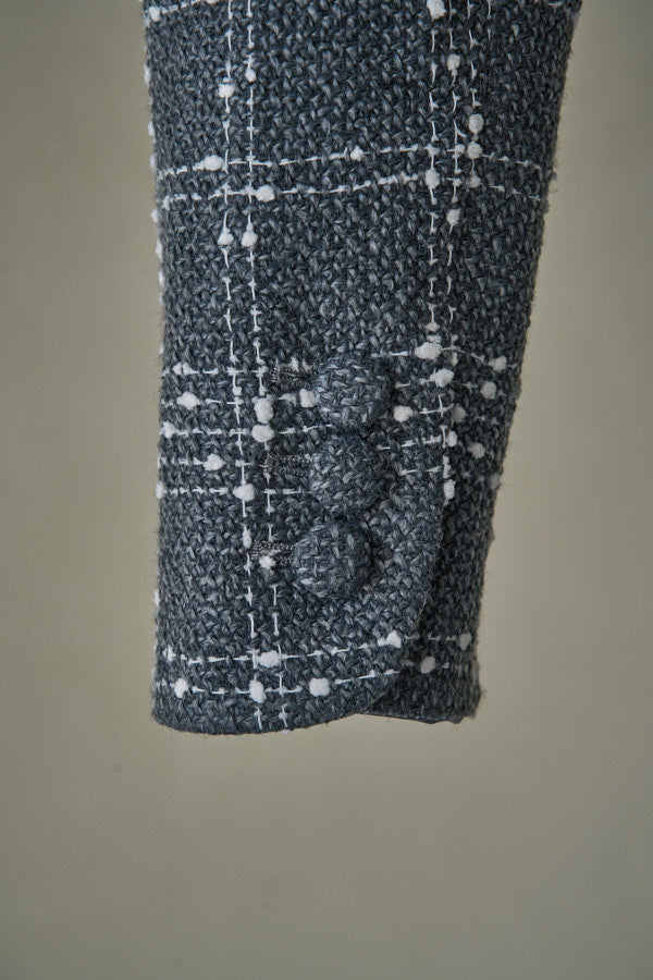 Tweed Check Jacket  <br> -Gray.check-