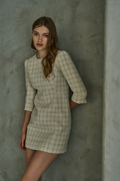 Tweed Minimal One-piece <br> -Ivory-