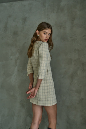 Tweed Minimal One-piece <br> -Ivory-