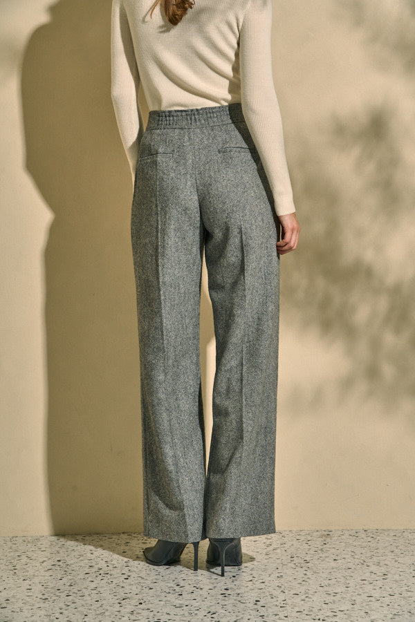 Tweed Long Pants <br> -Gray- S/M 2 sizes
