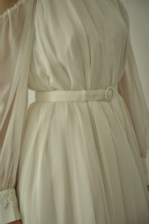9/8 19時予約開始<br>Open Shoulder Lace Dress <br> -Off white-
