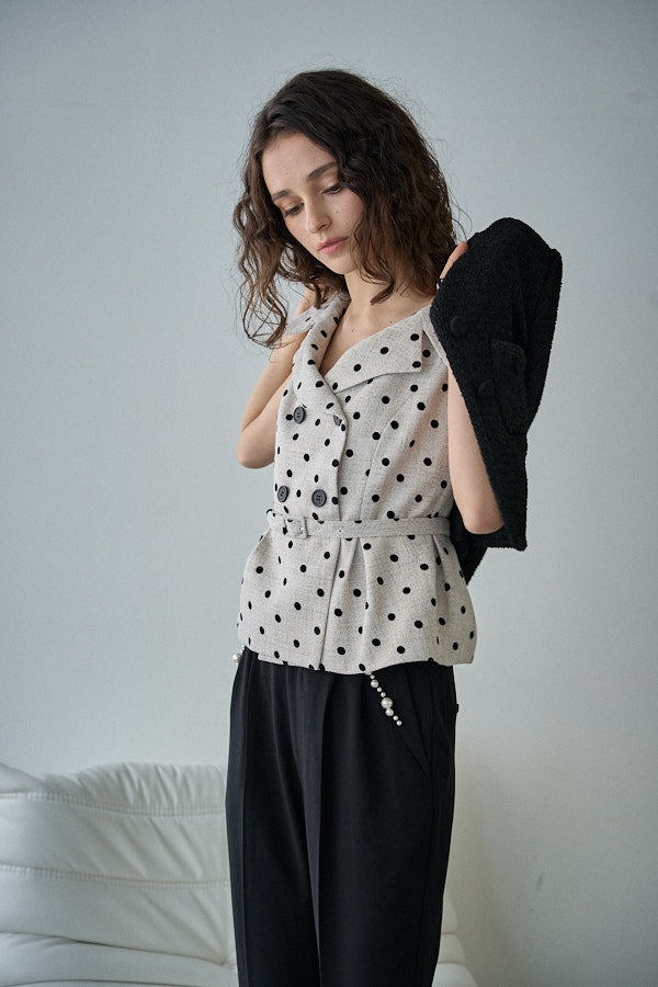 ERADIE オフショルワイドカラー TOP Ivory ERADIE オフショルワイドカラー TOP Ivory